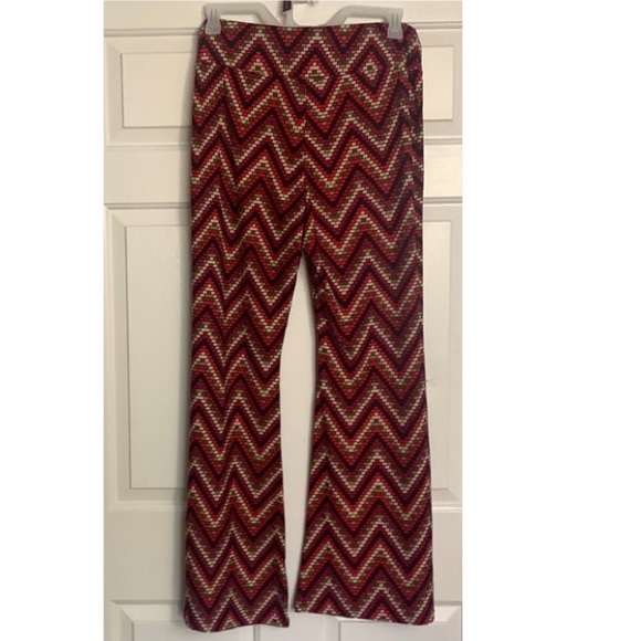 🎅 NO BOUNDARIES High Rise Geometric Flare Geo Pants NWT XXXL - Picture 8 of 15